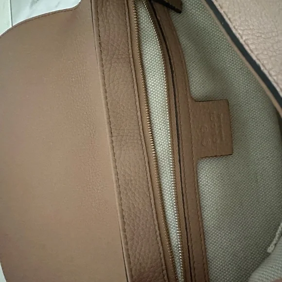 Gucci Brown Leather Crossbody Bag - Picture 4 of 5